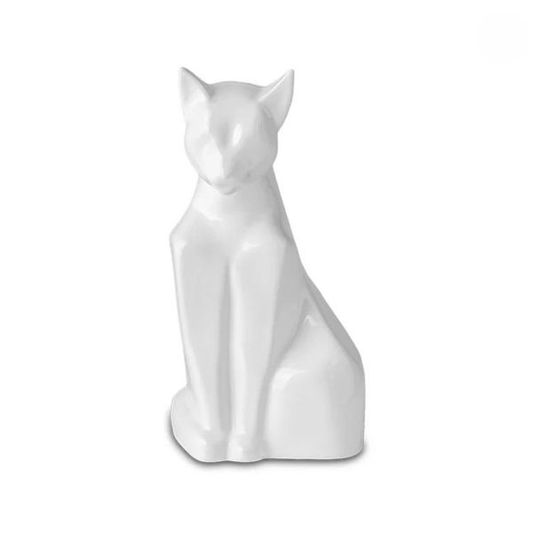 Keramikk katt sittende